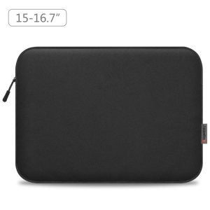 HAWEEL 16 inch Laptop Sleeve Case Zipper Briefcase Bag for 15-16.7 inch Laptop (Black)