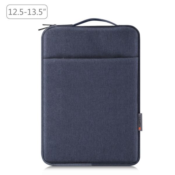 HAWEEL Laptop Sleeve Case Zipper Briefcase Bag with Handle for 12.5-13.5 inch Laptop (Gray Blue)