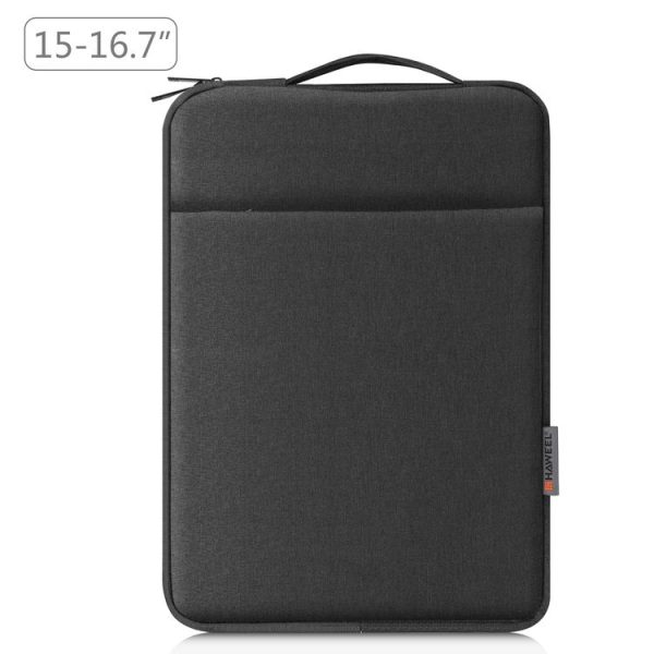 HAWEEL Laptop Sleeve Case Zipper Briefcase Bag with Handle for 15-16.7 inch Laptop (Black)