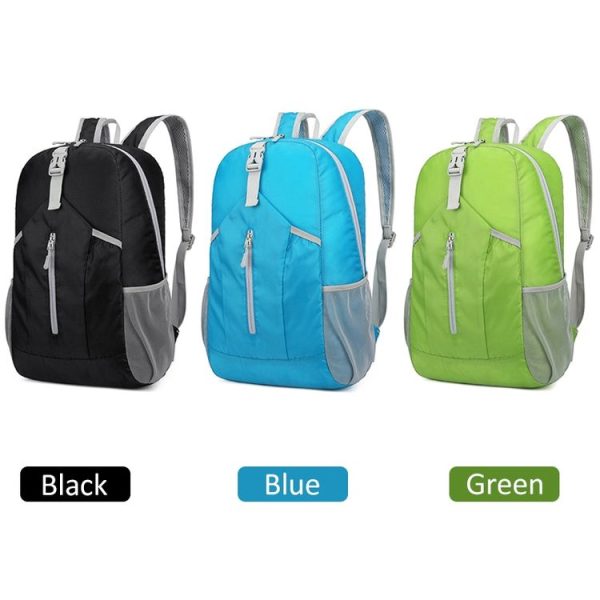 HAWEEL Hiking Portable Foldable Backpack Large Capacity Shoulders Bag (Black) - Image 12