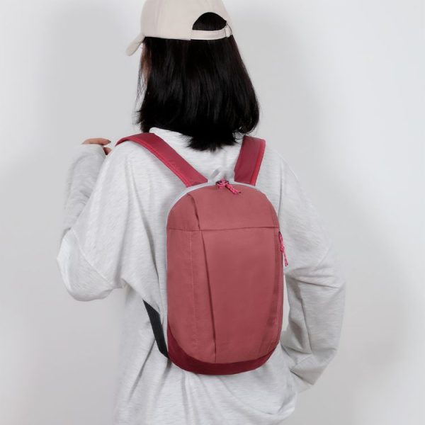 HAWEEL Large Capacity Multifunctional Backpack Portable Lightweight Bag (Pink) - Image 9