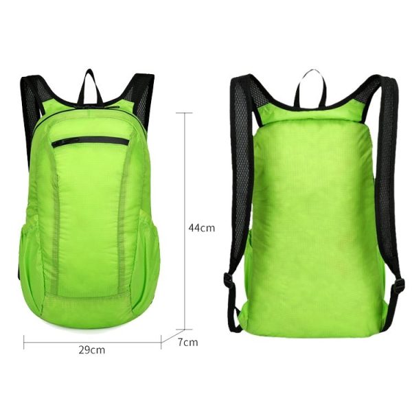 HAWEEL Portable Foldable Waterproof Backpack Folding Bag (Light Blue) - Image 2