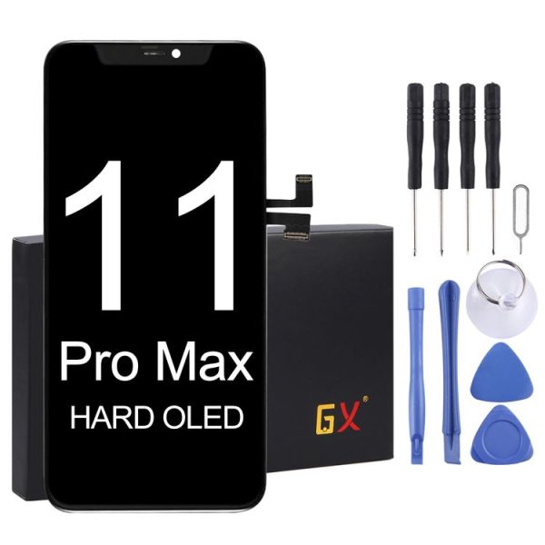 GX OLED Screen with Frame for iPhone 11 Pro Max (Black)