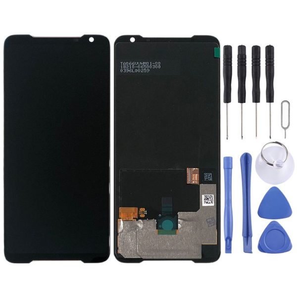 OEM LCD Screen for Asus ROG Phone II ZS660KL with Digitizer Full Assembly (Black) - Image 2