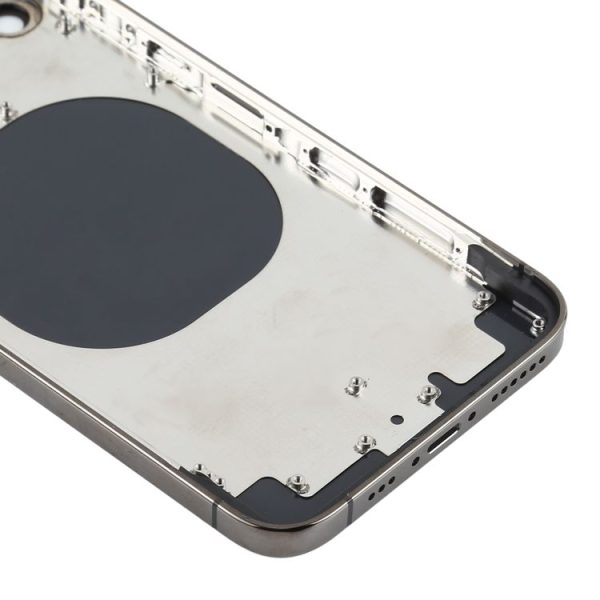 Back Housing Cover with Appearance Imitation of iP12 Pro for iPhone X (Black) - Image 5