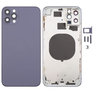 Back Cover with Appearance Imitation of iP13 Pro Max for iPhone 11 Pro Max (Purple)