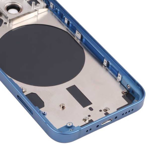 Back Housing Cover with SIM Card Tray & Side Keys & Camera Lens for iPhone 13 Mini (Blue) - Image 5