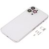 Back Housing Cover with SIM Card Tray & Side Keys & Camera Lens for iPhone 13 Pro Max (White) - Image 2