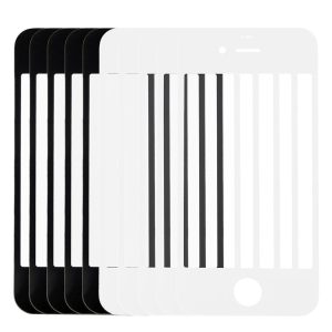 5 PCS Black + 5 PCS White for iPhone 4 & 4S Front Screen Outer Glass Lens