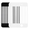 5 PCS Black + 5 PCS White for iPhone 4 & 4S Front Screen Outer Glass Lens - Image 3