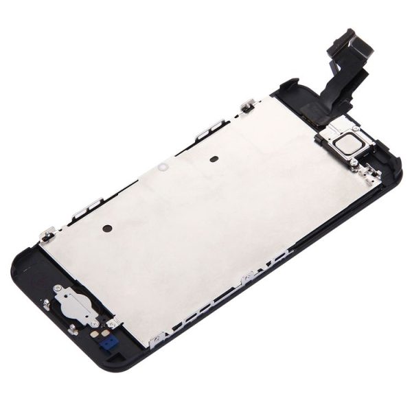 Digitizer Assembly (Front Camera + LCD + Frame + Touch Panel) for iPhone 5C (Black) - Image 4