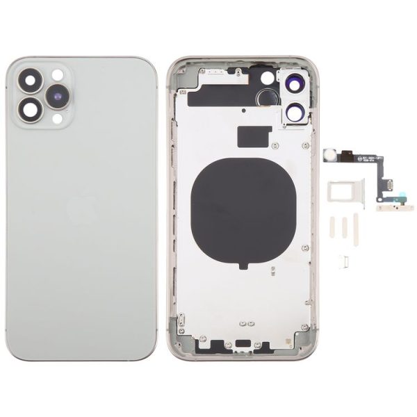 Back Cover with Appearance Imitation of iP15 Pro for iPhone 11 (Titanium)