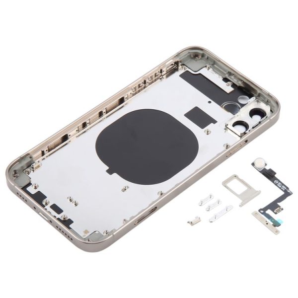 Back Cover with Appearance Imitation of iP15 Pro for iPhone 11 (Titanium) - Image 3
