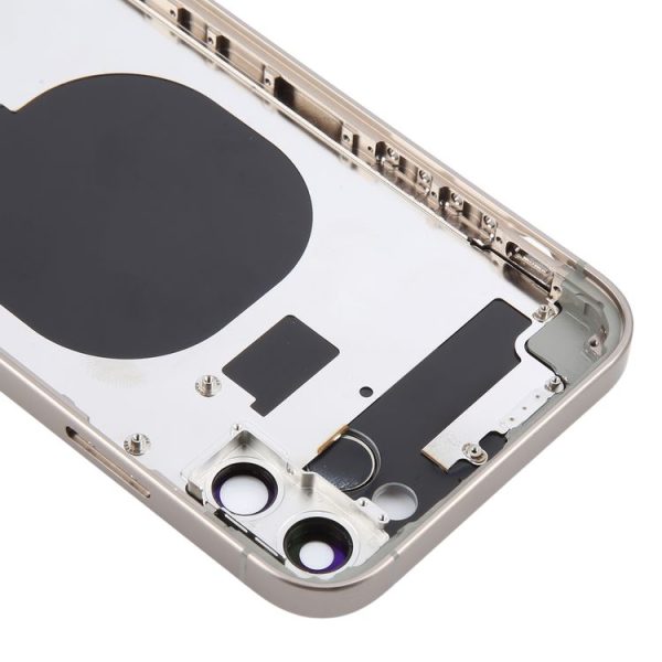 Back Cover with Appearance Imitation of iP15 Pro for iPhone 11 (Titanium) - Image 5