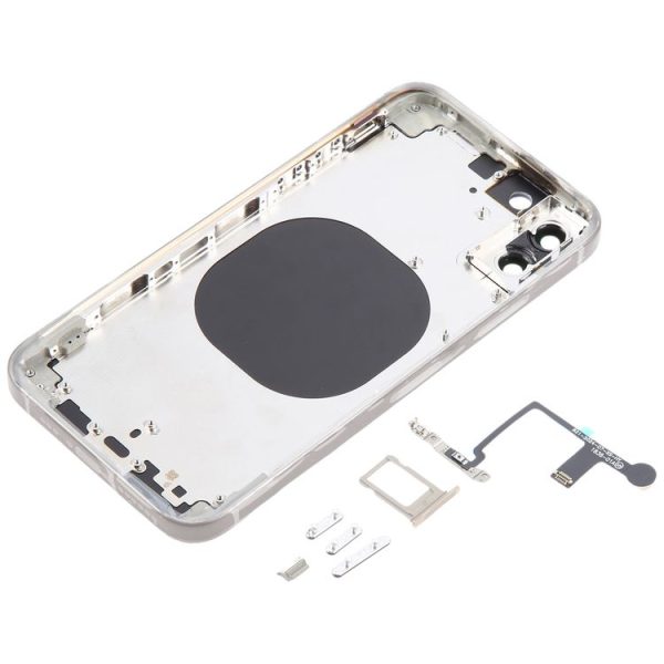 Back Cover with Appearance Imitation of iP15 Pro for iPhone XS (Titanium) - Image 3