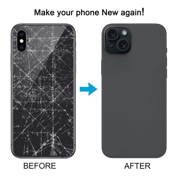 Back Cover with Appearance Imitation of iP15 Pro for iPhone XS (Titanium) - Image 6