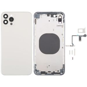 Back Cover with Appearance Imitation of iP15 Pro Max for iPhone XS Max (White)
