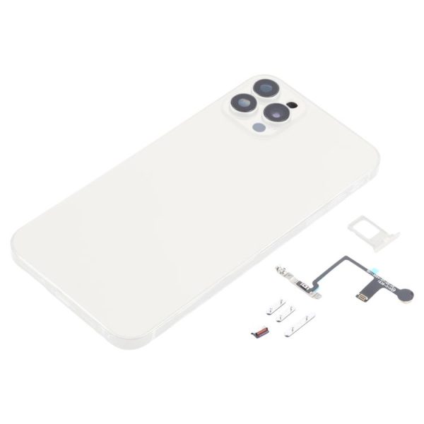 Back Cover with Appearance Imitation of iP15 Pro Max for iPhone XS Max (White) - Image 2