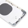 Back Cover with Appearance Imitation of iP15 Pro Max for iPhone XS Max (White) - Image 4