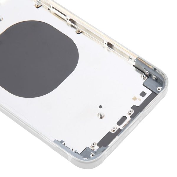 Back Cover with Appearance Imitation of iP15 Pro Max for iPhone XS Max (White) - Image 4