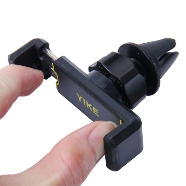 ROCK 360 Degrees Rotating Car Air Vent Mount Phone Holder Stand, Below 6 inch Mobilephones Can Be Used, For iPhone 8 & 7 & 8 Plus & 7 Plus & 6s & 6s Plus & 6 & 6 Plus, Galaxy S7 & S7 Edge & S6 / S6 Edge / S6 Edge+ / Note 5 Edge, Sony, HTC, Huawei, Xiaomi (Black) - Image 5
