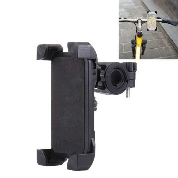 CH-01 360 Degree Rotation Bicycle Phone Holder for iPhone 7 & 7 Plus / iPhone 6 & 6 Plus / iPhone 5 & 5C & 5s (Black)