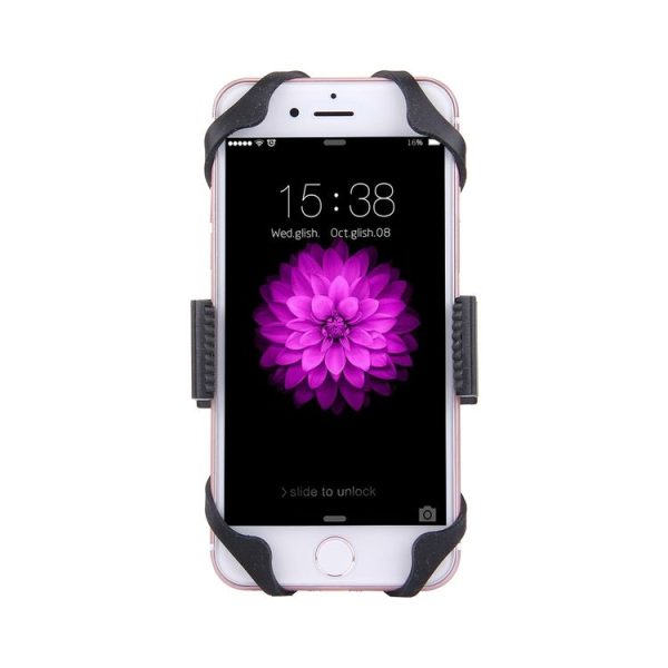 360 Degree Rotation Bicycle Phone Holder with Flexible Stretching Clip for iPhone 7 & 7 Plus / iPhone 6 & 6 Plus / iPhone 5 & 5C & 5s (Black) - Image 3