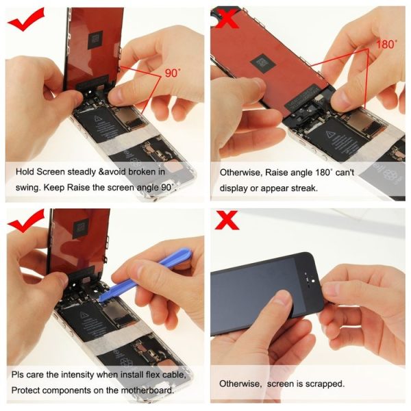 TFT LCD Screen for iPhone 6 (Black) - Image 7