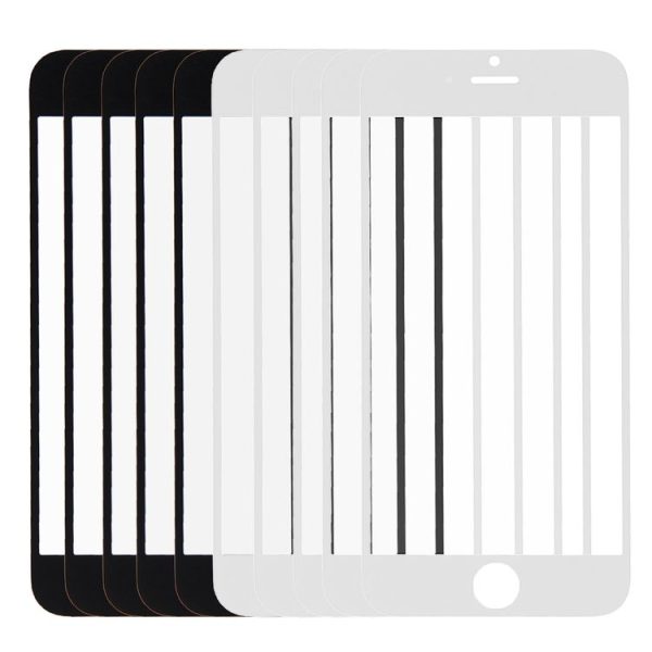 5 PCS Black + 5 PCS White for iPhone 6 Front Screen Outer Glass Lens - Image 3