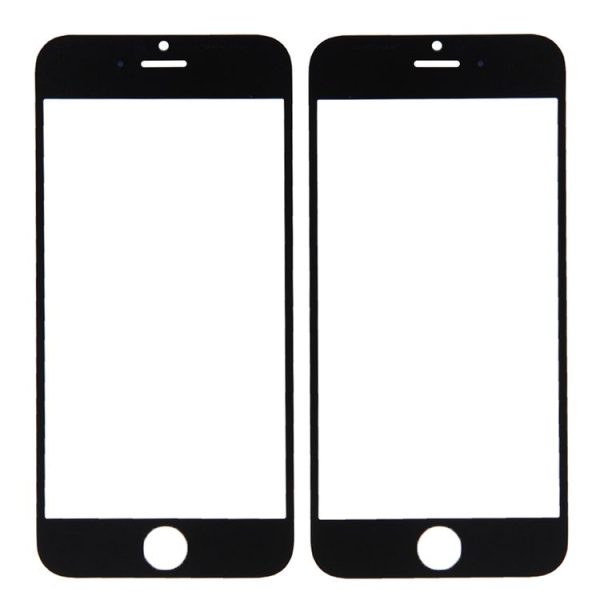 5 PCS Black + 5 PCS White for iPhone 6 Front Screen Outer Glass Lens - Image 4
