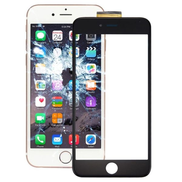 Touch Panel with Front LCD Screen Bezel Frame & OCA Optically Clear Adhesive for iPhone 6s Plus (Black)