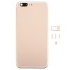 5 in 1 Full Assembly Metal Housing Cover with Appearance Imitation of i7 for iPhone 6s Plus, Including Back Cover (Big Camera Hole) & Card Tray & Volume Control Key & Power Button & Mute Switch Vibrator Key, No Headphone Jack (Gold) - Image 2