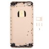 5 in 1 Full Assembly Metal Housing Cover with Appearance Imitation of i7 for iPhone 6s Plus, Including Back Cover (Big Camera Hole) & Card Tray & Volume Control Key & Power Button & Mute Switch Vibrator Key, No Headphone Jack (Gold) - Image 3