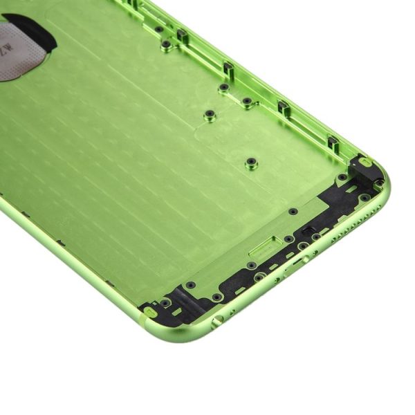6 in 1 for iPhone 6 Plus (Back Cover + Card Tray + Volume Control Key + Power Button + Mute Switch Vibrator Key + Sign) Full Assembly Housing Cover (Green) - Image 6