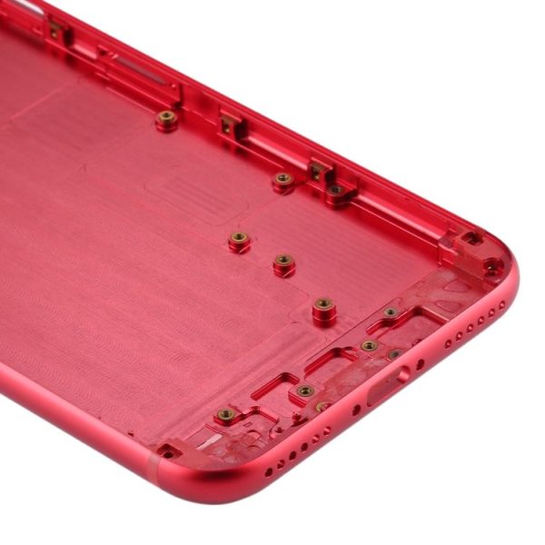 Back Housing Cover with Appearance Imitation of iPSE 2020 for iPhone 6s (Red) - Image 5