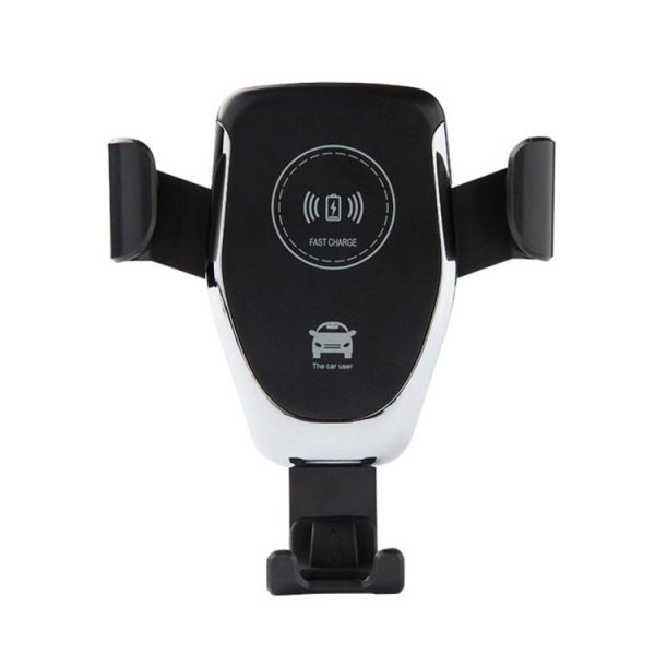 C6 Gravity Induction Car Qi Wireless Charger Fast Charging Air Vent Phone Holder (Black) - Image 2