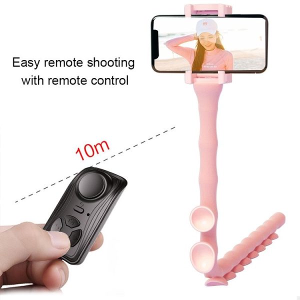 RKL9 Creative Budding Lazy Phone Bracket Live Broadcast Octopus Tripod (Black) - Image 4