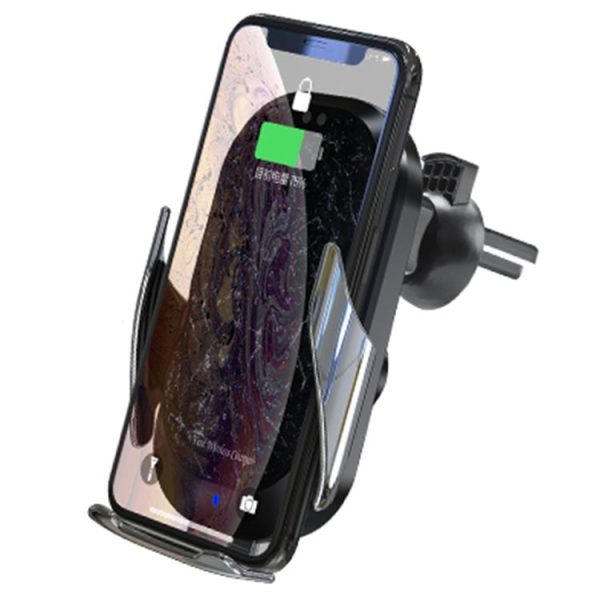 HAMTOD C20 15W Adjustable QI Smart Sensor Car Air Outlet Wireless Charging Holder for 4.6-7 inch Mobile Phones - Image 2