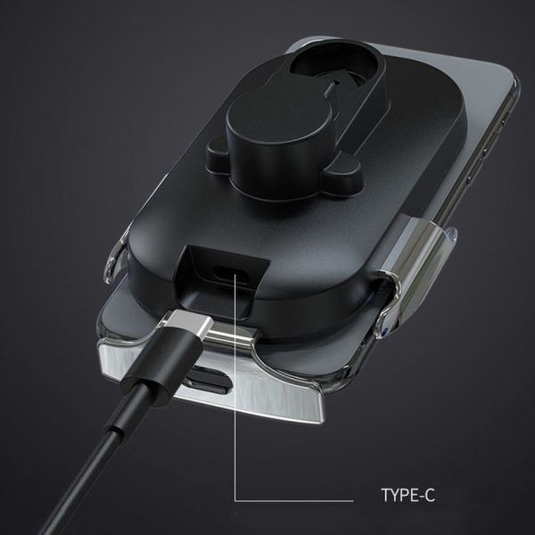 HAMTOD C20 15W Adjustable QI Smart Sensor Car Air Outlet Wireless Charging Holder for 4.6-7 inch Mobile Phones - Image 7