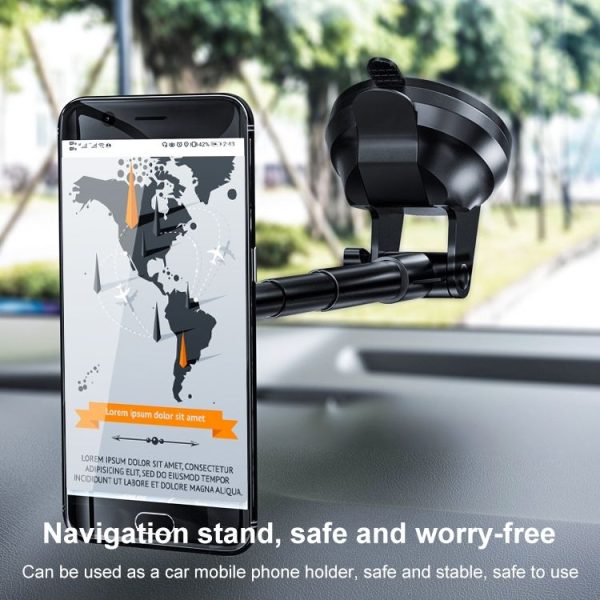 Universal Magnetic Retractable Rotating Car Mobile Phone Holder - Image 8