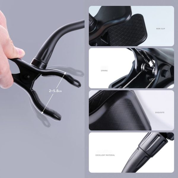 Flexible Arm Desktop Rod Action Camera Phone Holder Stand (Black) - Image 5
