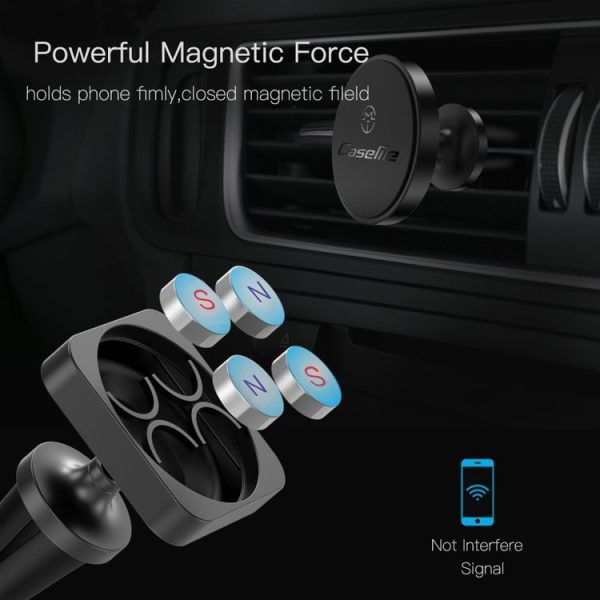 CaseMe Universal 360 Degree Rotation Magnetic Car Air Outlet Vent Mount Phone Holder, For iPhone, Galaxy, Sony, Lenovo, HTC, Huawei, and other Smartphones (Red) - Image 11
