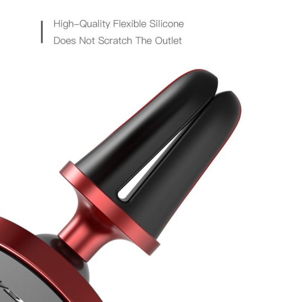 CaseMe Universal 360 Degree Rotation Magnetic Car Air Outlet Vent Mount Phone Holder, For iPhone, Galaxy, Sony, Lenovo, HTC, Huawei, and other Smartphones (Red) - Image 12