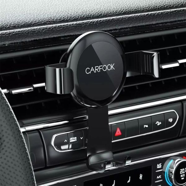 Original Xiaomi Youpin ZLPX-C CARFOOK Gravity Car Bracket Gravity Parallel C Alloy Edition (Elegant Black)