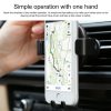 Original Xiaomi Youpin ZLPX-C CARFOOK Gravity Car Bracket Gravity Parallel C Alloy Edition (Elegant Black) - Image 7