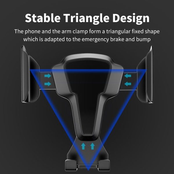 FLOVEME YXF204095_1 Car Air Outlet Mount Automatic Retractable Arm Phone Holder Stand for 4-6.5 inch Phone (Black) - Image 8