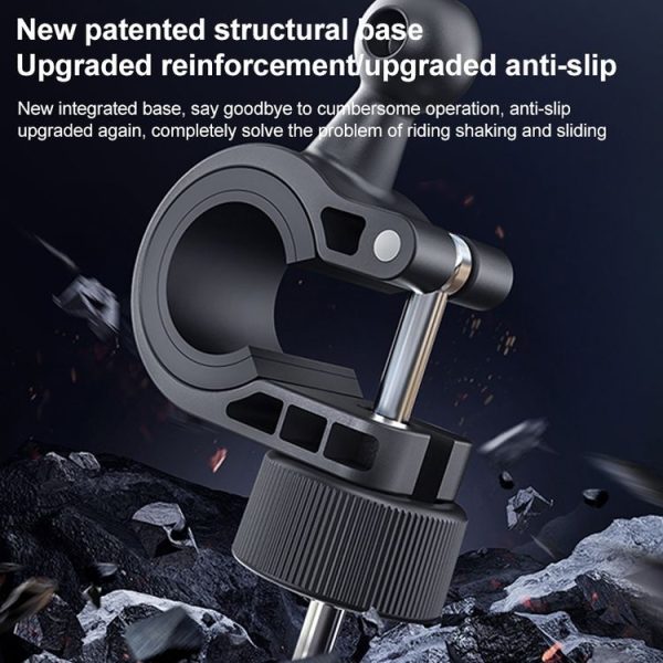 Motorcycle Bicycle Phone Riding Holder Bracket (Black) - Image 6