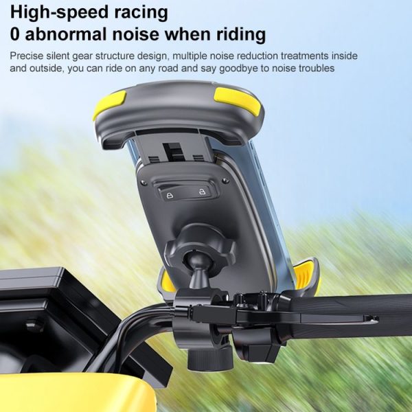 Motorcycle Bicycle Phone Riding Holder Bracket (Black) - Image 9