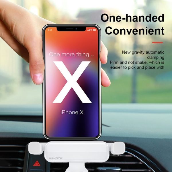 WK WA-S41 iDeal Series Car Gravity Bracket Car Air Outlet FoldingMobile Phone Holder Bracket - Image 11