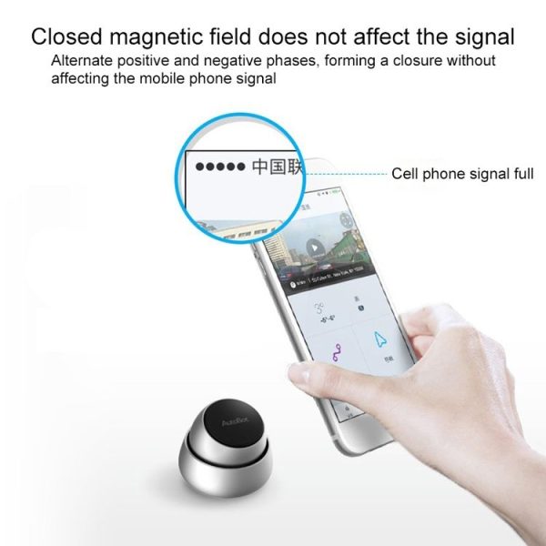 Original Xiaomi Youpin AutoBot Car Mount Car Magnetic Phone Bracket (Grey) - Image 6